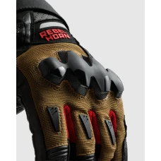 Перчатки REBELHORN DEFENDER DESERT BLACK RED