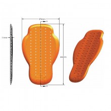 Протектор D3O® GHOST™ BACK PROTECTOR L1 orange