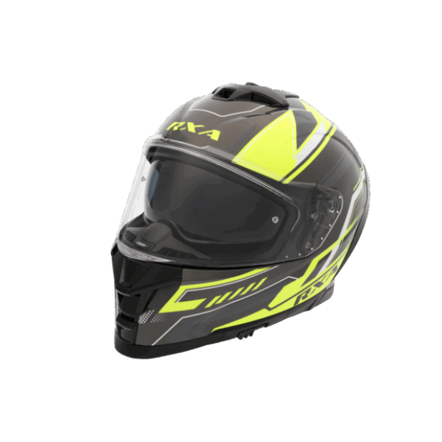 Шлем RICHA RXA FAST 90 black/yellow fluo