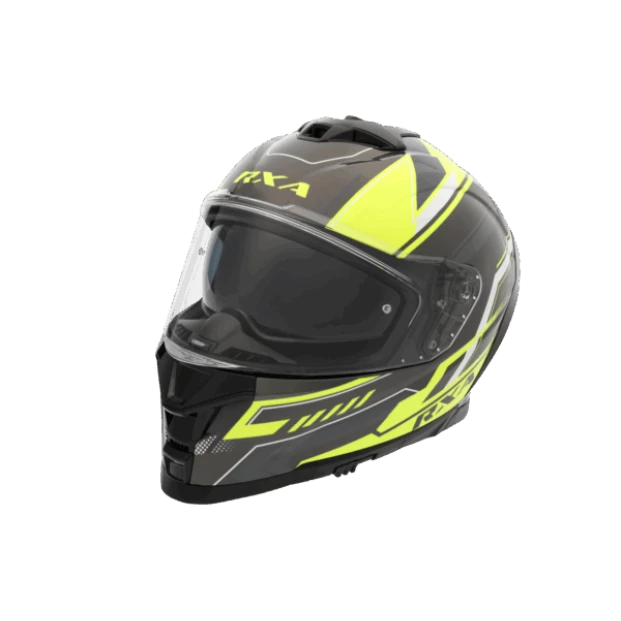 Шлем RICHA RXA FAST 90 black/yellow fluo